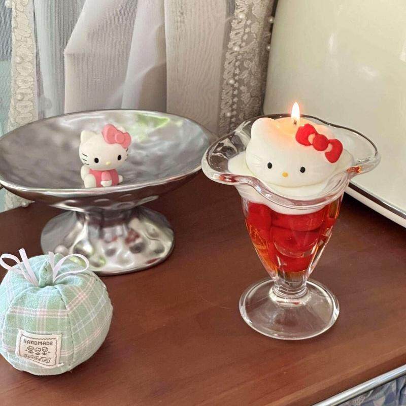 创意可爱香薰蜡烛哈喽猫ins风女生闺蜜生日礼物装饰摆饰礼盒包装