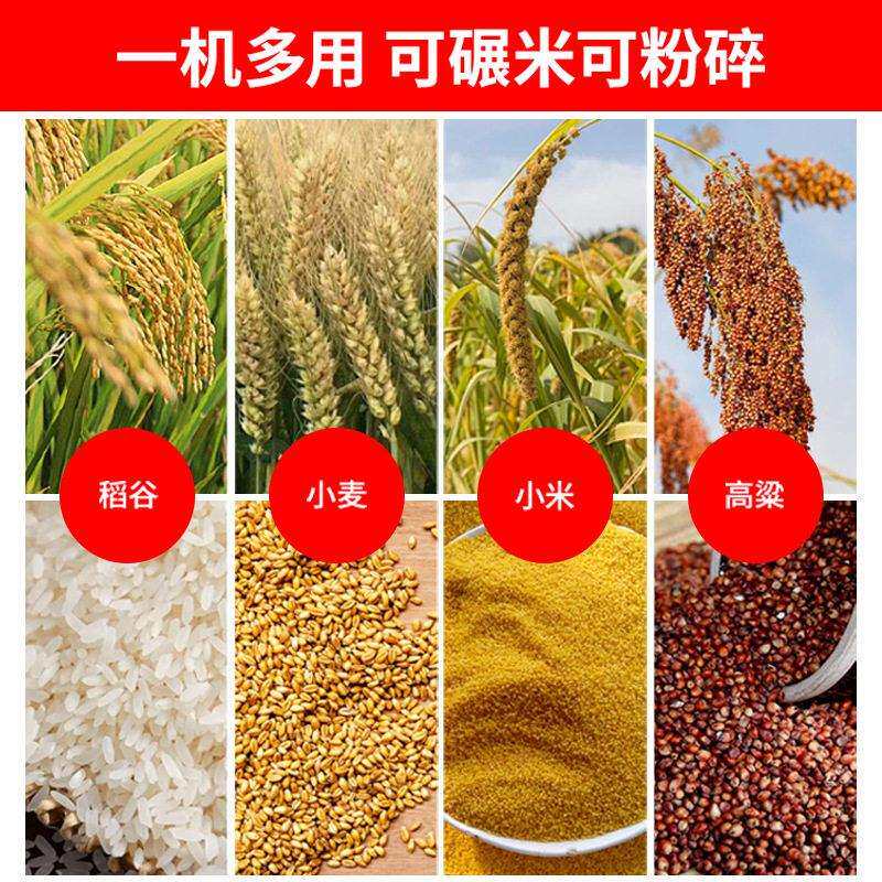 碾剥米机家用小型YPI米去虫处理稻谷脱壳谷机粉碎打米去石动机大