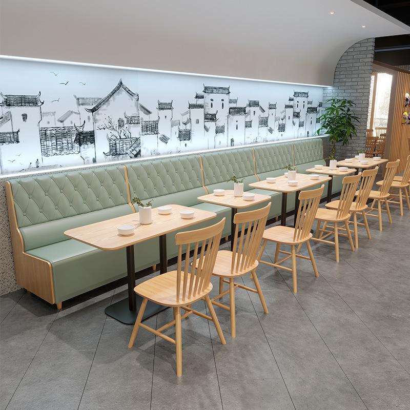 餐厅奶茶坐垫卡座沙发西餐火锅咖啡厅小吃甜品汉堡圆形饭店商用