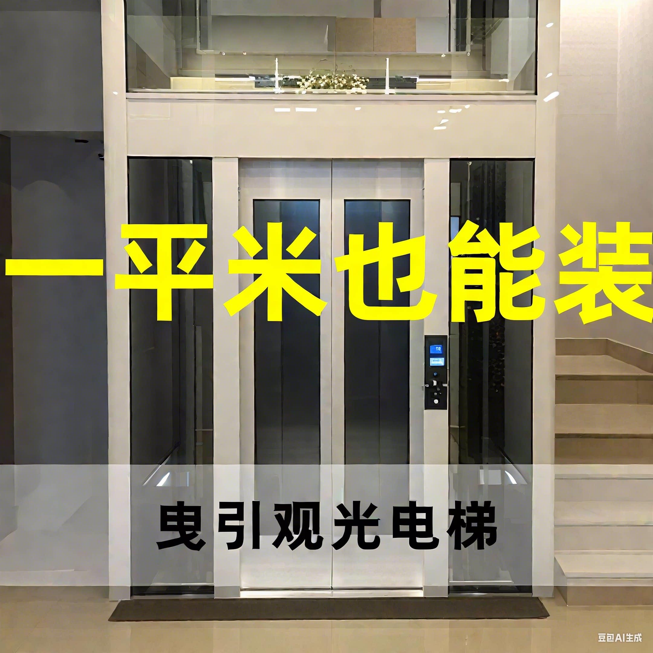 家用电梯二层三层四层覆式自建房室内外小型液压曳引别墅观光电梯