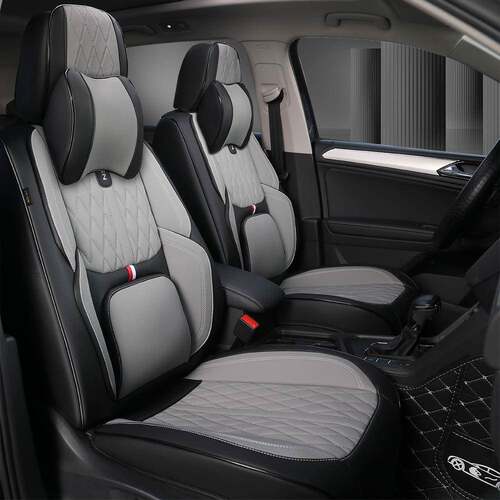 跨境供货汽车坐垫四季全包围纳帕皮坐垫座椅套五座坐垫套通用座垫