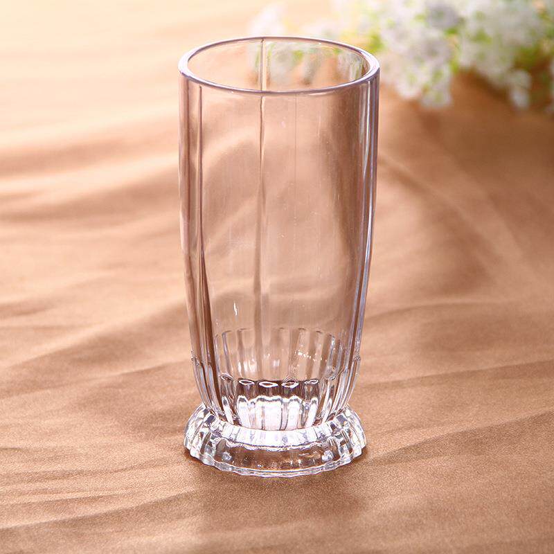厂家欧式耐高温亚克力透明果汁杯酒吧KTV啤酒杯酒店用品