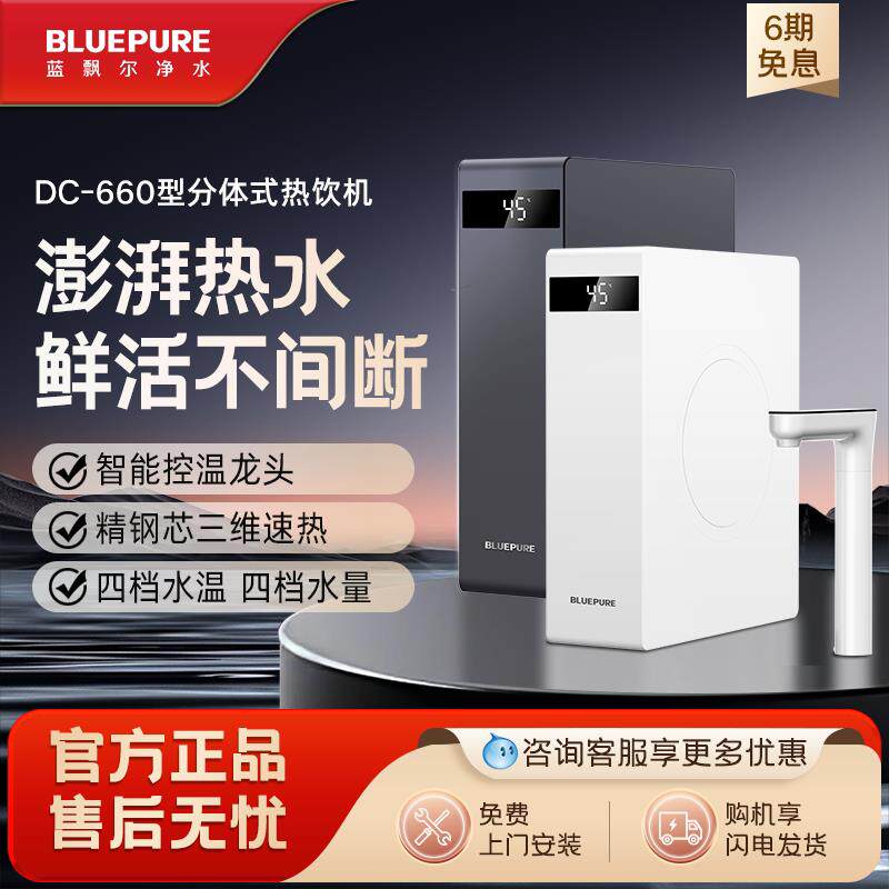 蓝飘尔净水器家用智能控温厨房即热龙头分体加热机DC-660