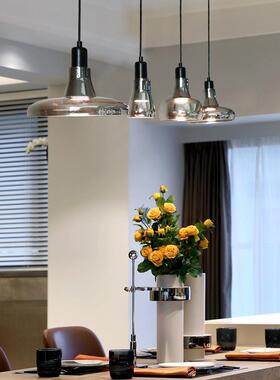 中山灯饰厂家直销玻璃阴影吊灯吧台餐客厅单头小吊灯LED灯具