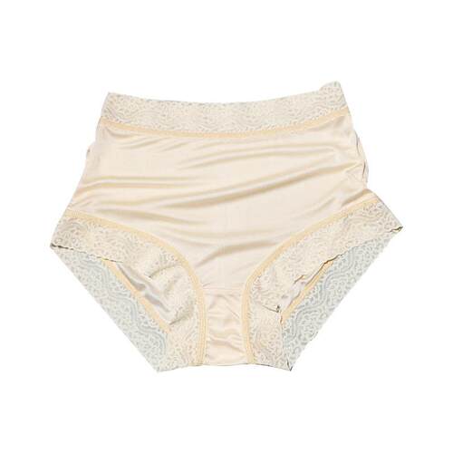 Women's breathable lace panties with seamless buttocks and
