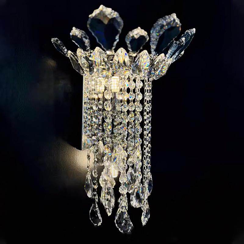 水晶壁灯意大利轻奢高档壁灯别墅客厅卧室装饰灯2025年新款墙壁灯