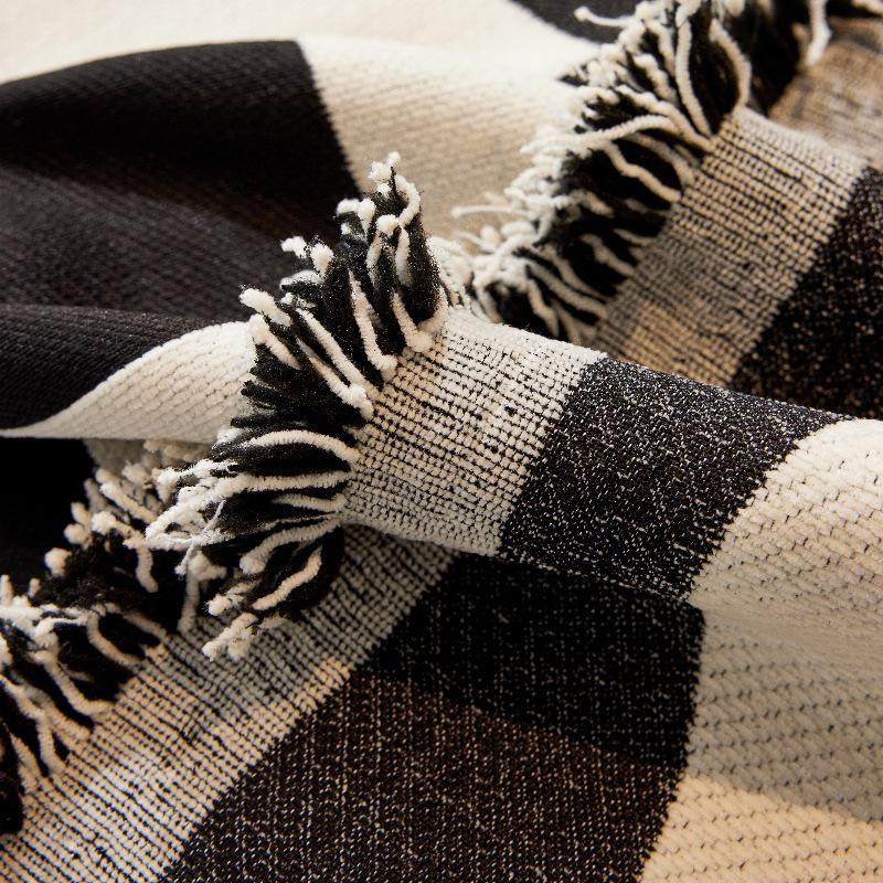 雪尼尔黑白棋盘格沙发垫沙发套罩四季通用简约黑色坐垫靠背巾盖布,居家布艺,沙发套,淘宝优惠券,粉丝福利购,淘宝优惠卷