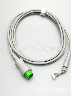 O EM心电导联线兼容邦健IE12A心电图机机器端12针心电盒电缆线