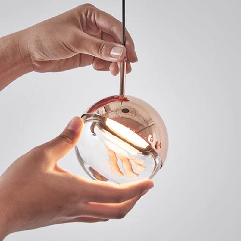 后现代卧室床头吊灯楼梯餐厅吧台灯具简欧装饰设计师创意单头吊灯