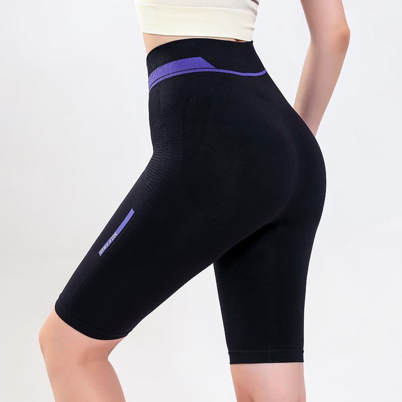summer pants yoga elastic high seamless lift hip abdomen