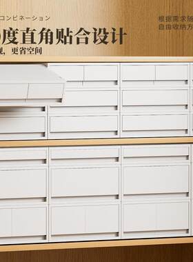 厨房收纳盒卫生间收纳神器家用加厚宿舍抽屉杂物储物盒浴室收纳柜