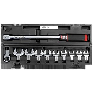 扭力扳手套装 易尔拓 YATO 插头式 2大飞14x18扭矩公斤力矩扳手