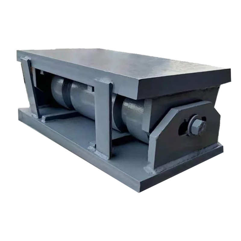 双向栈桥滑动支座转载点铰接支座钢构煤矿输送带用滚动铰轴支座