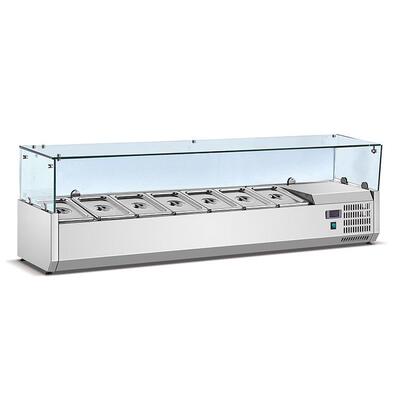 桌上型冷藏沙拉台 沙拉操作台 保鲜沙律台Salad bar