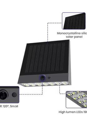 超亮太阳能射灯户外花园庭院围墙灯家用室外氛围洗墙灯SWL-25