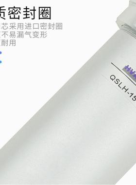 高压过滤器QSHL-体1/25耐压5滤水器空压机40498公斤高压气气水分