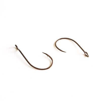游山玩水 马口钩 白条翘嘴钩 路亚飞钓歪嘴单钩 8001S细条亮片钩
