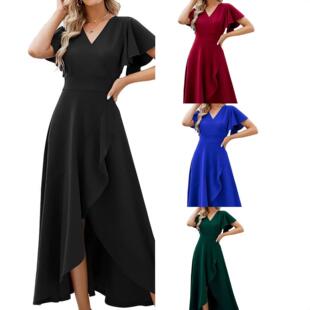 2026 New Charming Chiffon Formal Simple Bridesmaid Dress
