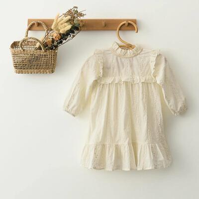 0-6Y Princess Girl Dress Birthday Party Lace Kids Toddler Gi