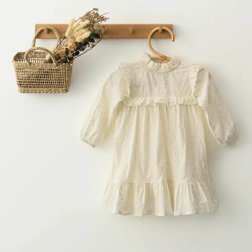 0-6Y Princess Girl Dress Birthday Party Lace Kids Toddler Gi