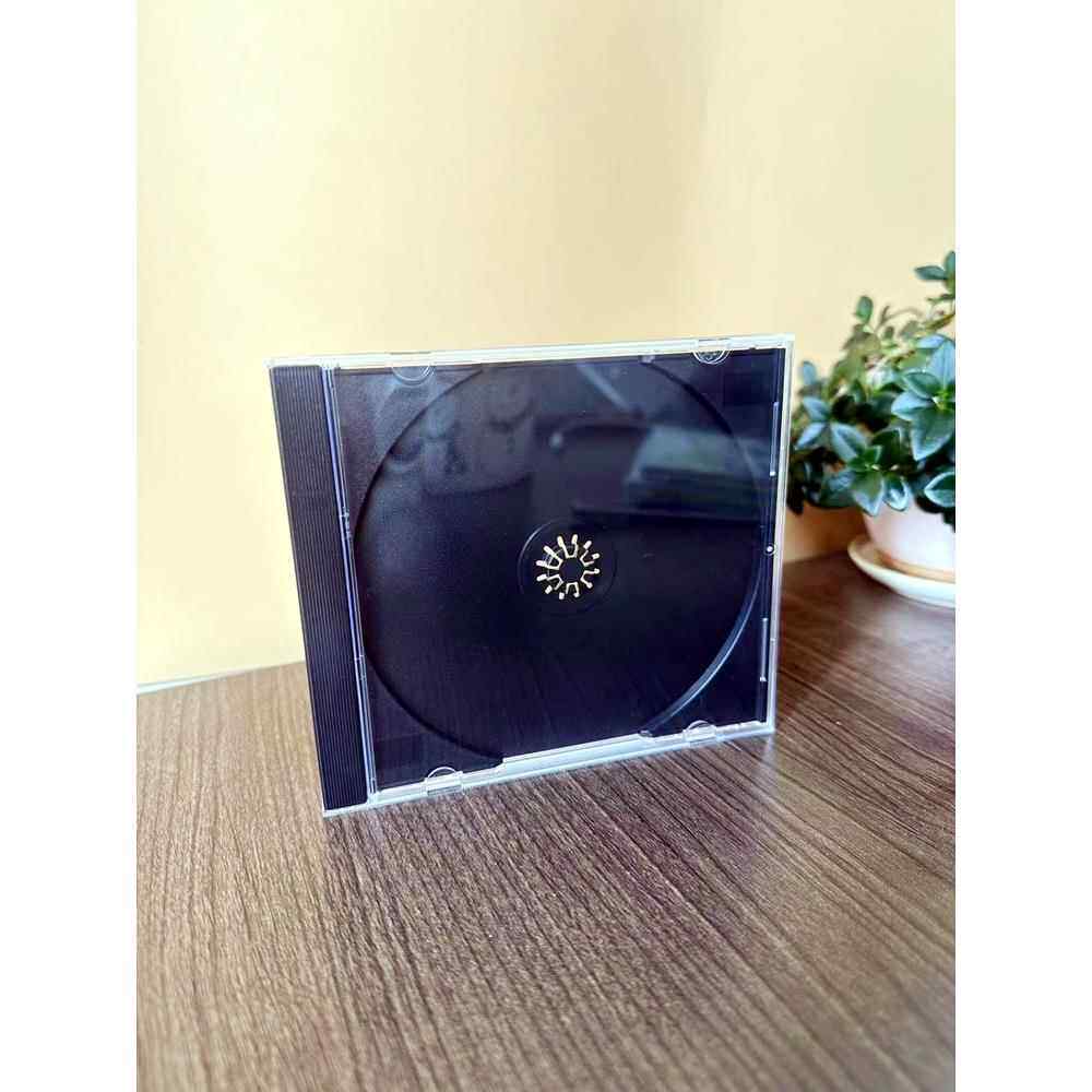 光盘盒单片双片装透明PP半圆盒贝壳盒正方形长方形CD光碟片DVD壳A