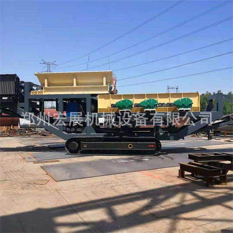 厂家货源无轴滚筒筛分机大中小型震动筛沙机移动式泥石分离机