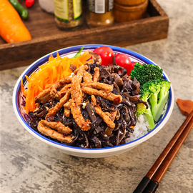 蒸烩煮外卖料理包速食(包速食，)商用木耳炒肉丝预制菜半成品快餐盖浇饭冷冻