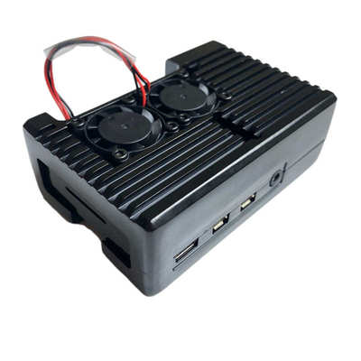 型派树莓配件铝合金4b主板外壳散热 壳子代4b4/b盒子raspberrypi4