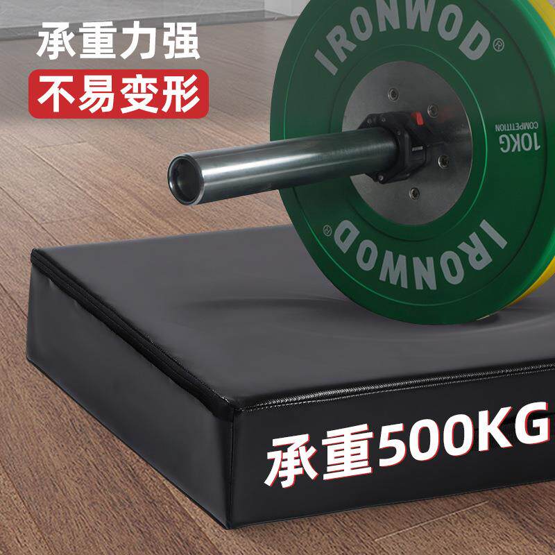 健身专用杠铃减震缓冲垫深蹲举重硬拉减震防砸举重垫隔音降噪器材