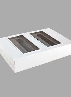 家用开关照明开关明装 箱 冷钢板箱白色24箱扎回路照明配电箱pz30