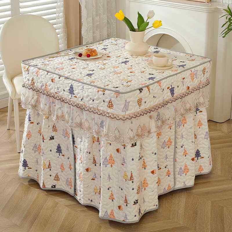 冬季烤火罩正方形电炉罩套加厚夹棉桌布防水防油麻将机取暖被围裙,居家布艺,烤火罩,淘宝优惠券,粉丝福利购,淘宝优惠卷
