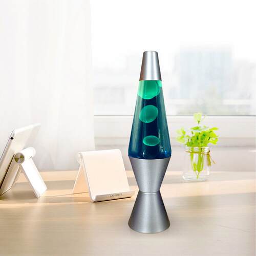 火山熔岩灯lava lamp床头氛围感台灯岩浆浮游小夜灯桌面创意摆件