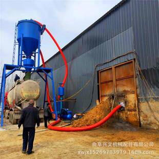 集装箱水泥粉卸车机河北自吸式气力输送机库房粉煤灰装车抽灰机