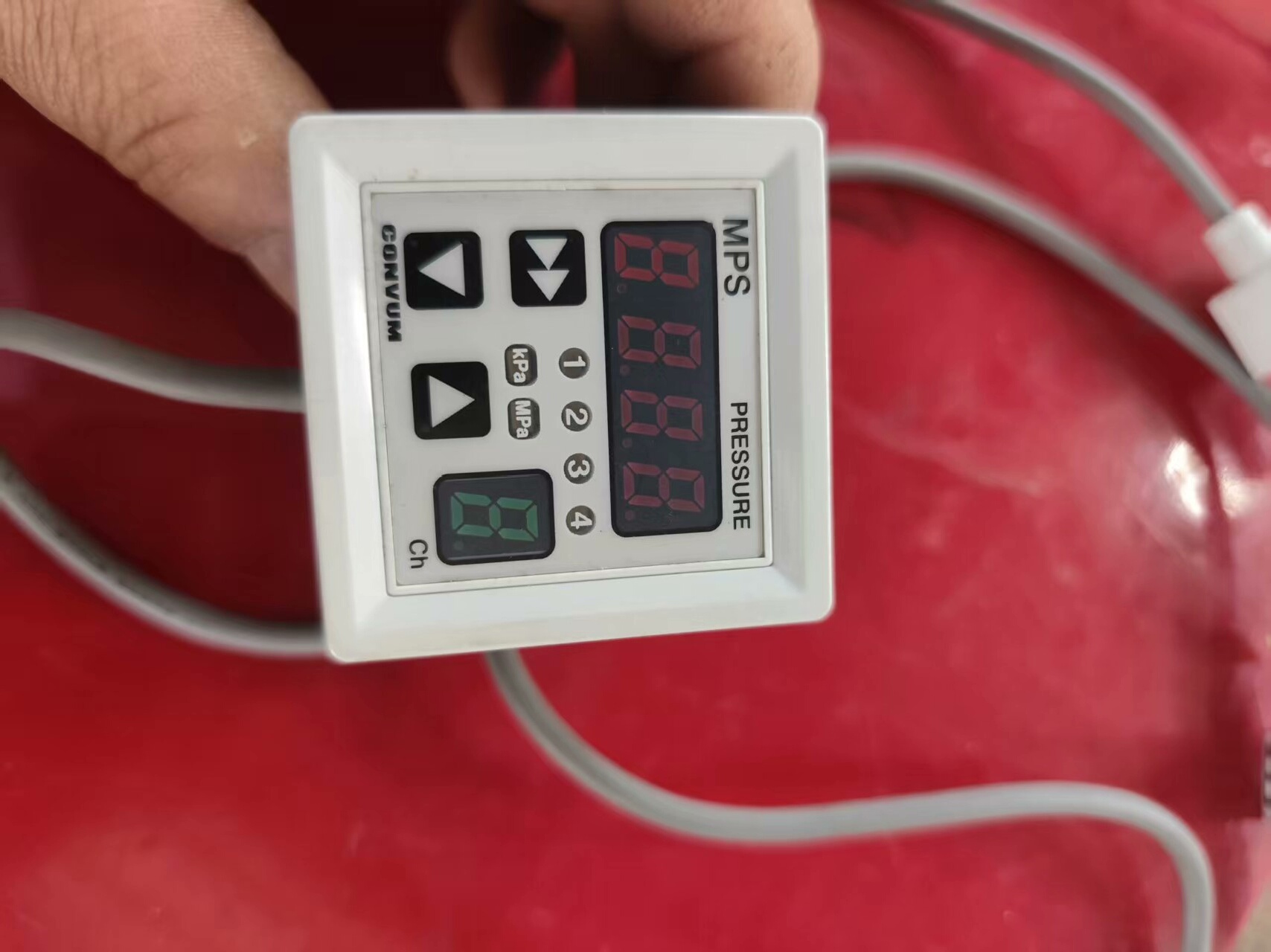 日本CONVUM妙德MPS压力传感器 带三个传感压头，拆机，