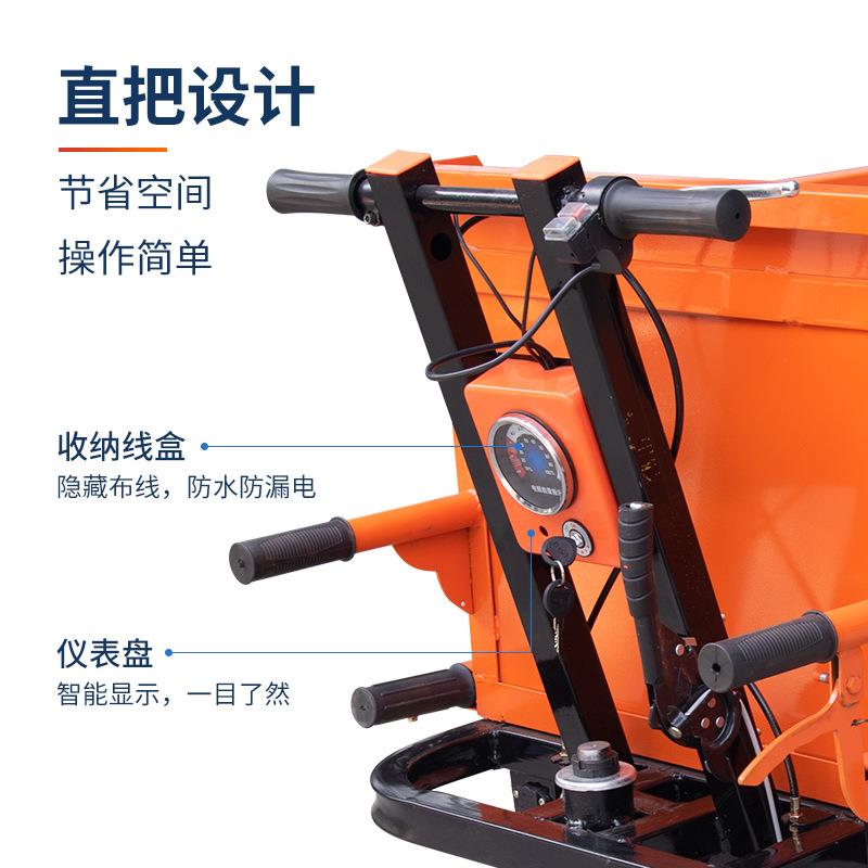 电动手推车搬运车神器工地小推车平板车农用小型三轮车拉货载重王
