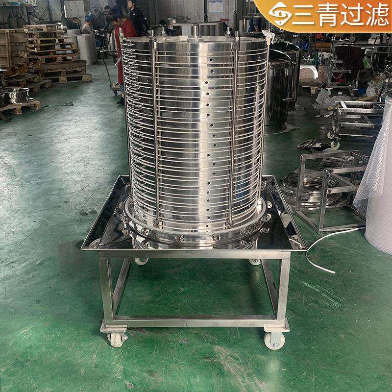 层叠式过滤器 框式可换滤膜纸板滤布滤纸过滤设备 立式层叠过滤器