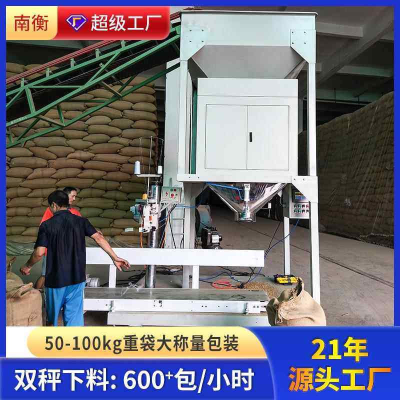 东莞厂家供应饲料色母拉双秤分装机自动定量称重颗粒重袋包装机
