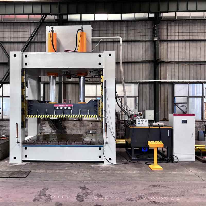 315吨框式液压机汽车钣金件成型压力机板材整平框架式油压机