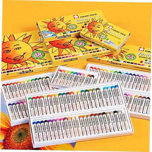 cray-pas junior artist oil pastels 儿童油画棒soft kids paint