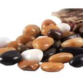 装 饰园林花盆雨花石鱼缸精工程五彩抛天然铺路鹅卵石鹅卵石造景