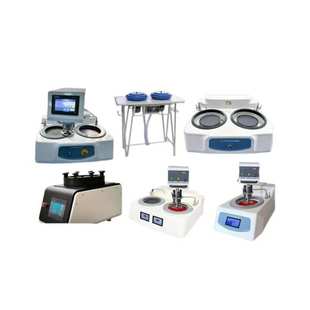 无级调速定速制样研磨仪 2B单盘双盘金相试样磨抛机全自动台式