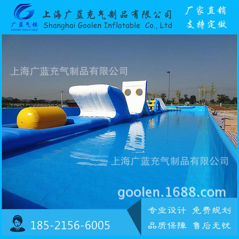 水上闯关供应大型水上冲关设备充气水上闯关水上乐园大冲关图片