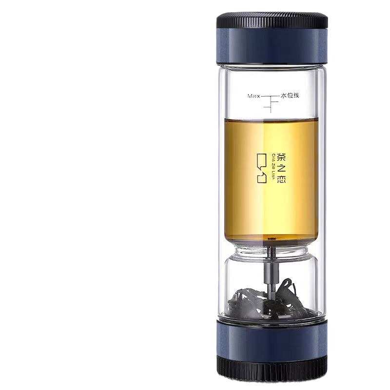 分离过滤茶双层杯便携至旅行臻版男女茶水玻璃杯泡茶之恋杯子商务