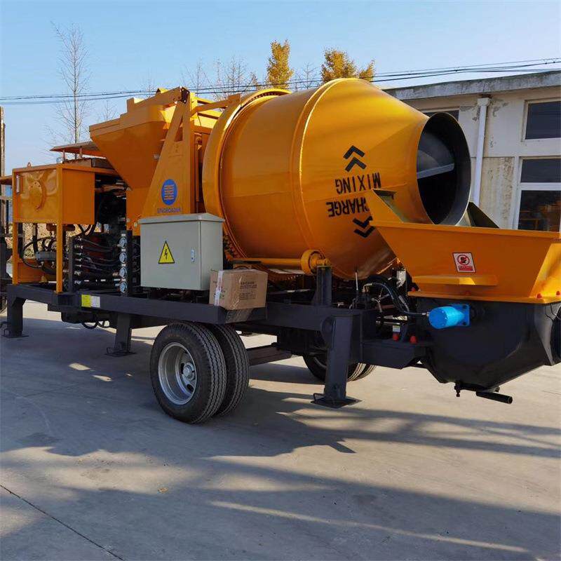搅拌一体机混凝土搅拌泵送一体机混凝土搅拌输送一体机搅拌机
