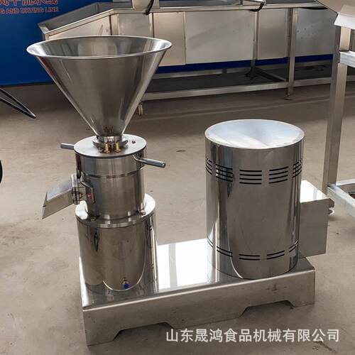 食品级牛羊骨泥机芝麻酱花生酱果酱胶体磨海带蛤蜊研磨机
