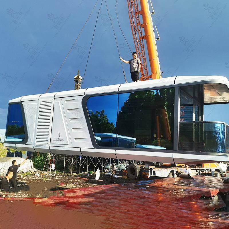 室外铝板星空房户外办公室移动房屋微型一体式民宿餐厅阳光房