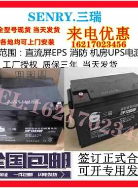 SENRY三瑞UPS蓄电池6FM/CP12380/12V12a17a24a38a40a65a100a120ah