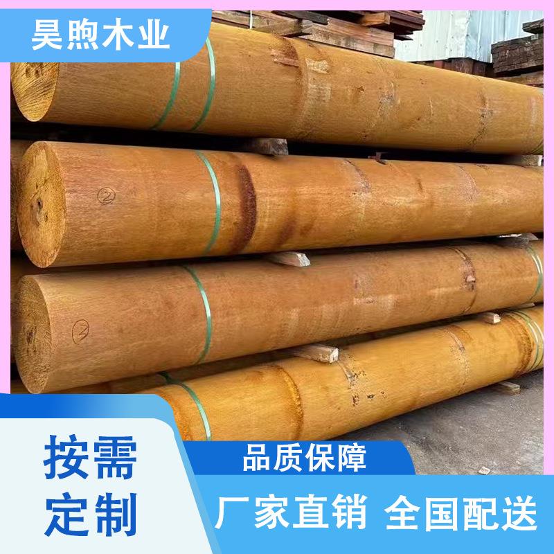 印尼菠萝格地板料古建料稳定性好耐腐蚀印尼菠萝格原木