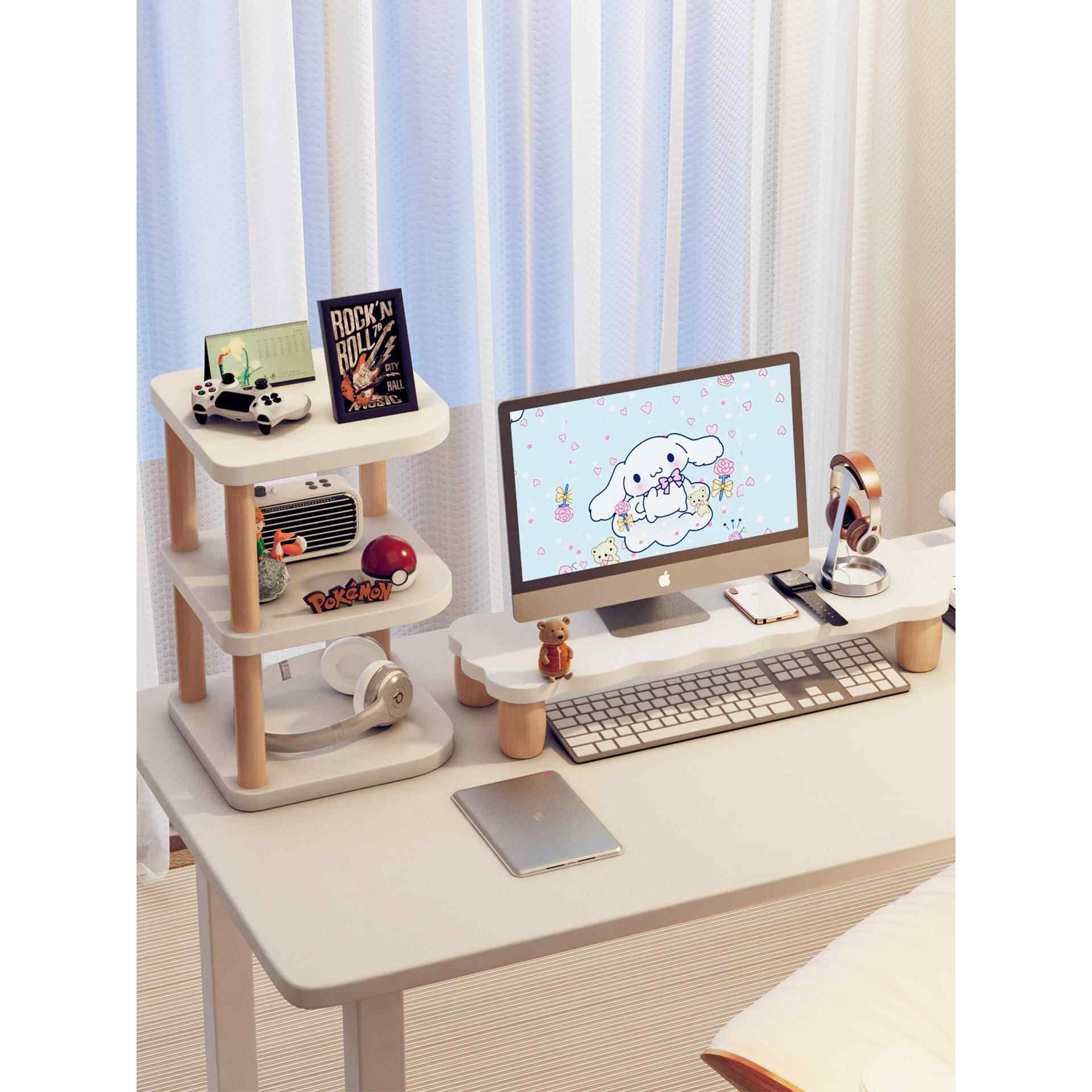 台式电脑增高架显示器增高架显示屏屏幕底座支架桌面键盘托架显示