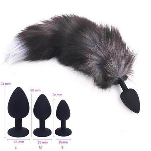 Silicone Anal Plug Sexy Tail Fox Tail Butt Plug Anal Sex Toy